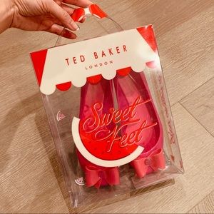 TED BAKER LONDON Ballerina Bow Pump Flat